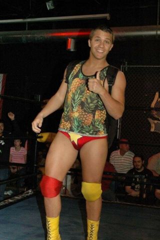 Superstar Nick Iggy Pro Wrestling Ring Worn & Signed Trunks 2
