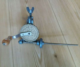 Vintage Swedish Weaving Bobbin Winder Mattson Mora Sweden Patent No.  2