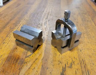 Machinist Tools V Blocks Set • Hardinge Steel Vintage Tools Setup Block ☆usa