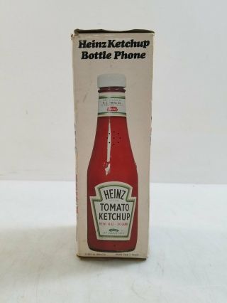 Vintage 1984 Heinz Ketchup Bottle Phone Made In Taiwan Iob
