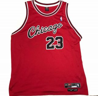 Vintage Nike Michael Jordan Basketball Chicago Bulls Rookie Jersey Flight 56 3xl