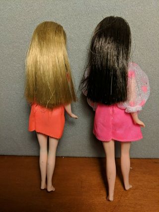2 1970 ' s Vintage TOPPER DAWN & ANGIE DOLLS & DAWN CLOTHES - Topper Corp 2