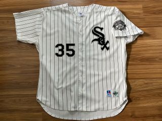 Frank Thomas Chicago White Sox Russell Athletic Jersey 52 Vintage