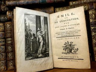 1773 Emile Or On Education By Jean Jacques Rousseau