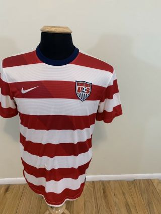 Nike Usa Us Soccer 2012 Home Waldo Jersey Usmnt Men’s Medium
