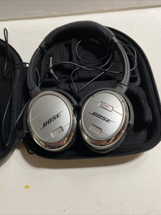 Vintage Bose Quietcomfort 3 Headphones Noise Cancelling 3 With Case