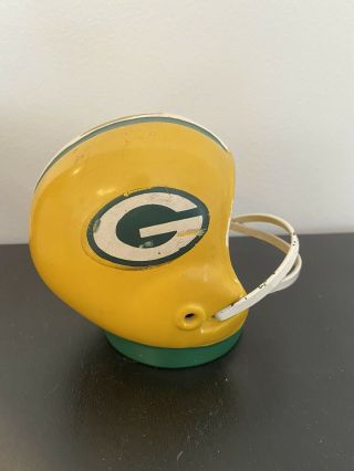Vintage Green Bay Packers Ceramic Helmet Coin Bank Rare