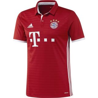 Adidas Bayern Munich 2016 - 2017 Home Soccer Jersey Red / White