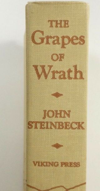 The Grapes Of Wrath John Steinbeck 1939,  Bce Vg,  Hc