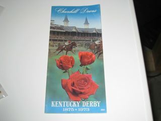 1973 Kentucky Derby Program (secretariat)