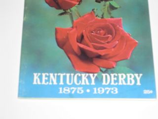 1973 Kentucky Derby Program (Secretariat) 3