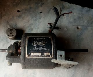 Vintage Edison Ekonowatt Small Electric Motor Ac - Dc 22 Amps