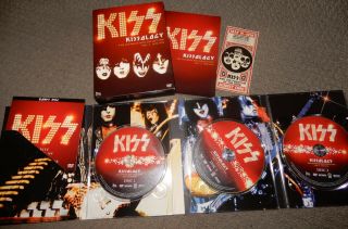 Dvd 4x Kiss - Kissology Vol.  2 1978 - 1991 Vintage Footage,  Tv,  Concerts - Ace Frehley