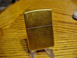 Vintage C ZIPPO 03 Solid Brass Cigarette Tobacco Lighter - 2