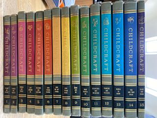 Childcraft Book Set Volumes 1 - 15 1964 Edition.  For Age