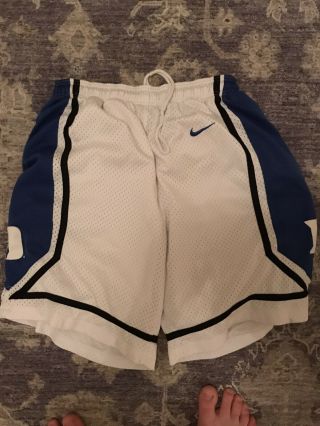 Vintage Nike Duke Blue Devils Authentic Mesh Stitched Basketball Shorts Medium