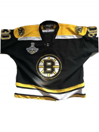 Tim Thomas Boston Bruins Authentic Reebok Jersey Ccm Center Ice 7187a 52