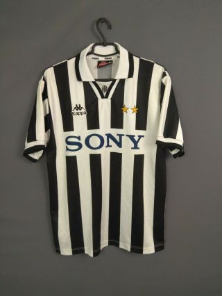Juventus Jersey 1996/97 Home Medium Shirt Mens Maglia Football Soccer Kappa Ig93
