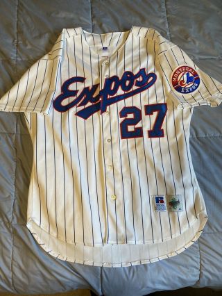 Vladimir Guerrero Montreal Expos Authentic Russell Home White Jersey 48