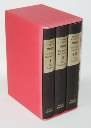 Folio Society - Thomas Carlyle - The French Revolution - Three Volume Set - vgc 2
