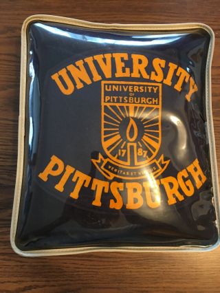 Vintage University Of Pittsburgh 100 Wool Blanket Usa Made Pendleton