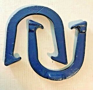 Vintage Pitching Horseshoes 1 Pair Dean 