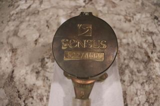 Vintage Sensus Brass Water Meter 5/8 ",  Steampunk.  Color