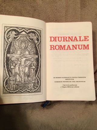 Diurnale Romanum Breviarium Missale Vestment Chalice 1962