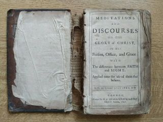 Meditations And Discourses On The Glory Of Christ 1691