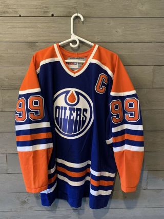 Wayne Gretzky Edmonton Oilers Jersey Ccm Size 52