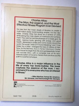 A MANLY MAN: Charles Atlas Yours In Perfect Manhood Physical Culture Gay Workit 2