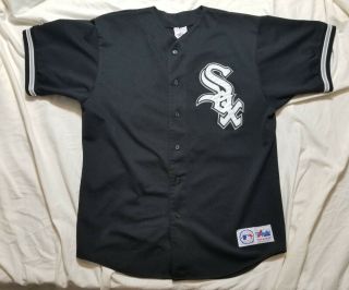 Frank Thomas 35 Chicago White Sox Mlb Stitched Majestic Jersey L Large Made Usa