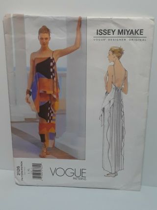Vintage Issey Miyake Vogue Pattern - 2126 (uncut) - Size L - Xl - Dress
