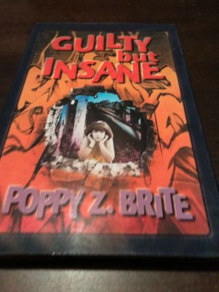 Signed Limited Guilty But Insane Poppy Z.  Brite — Subterranean Press