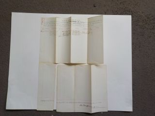 Civil War Document 1863 4th Illinois Cavalry Springfield Paper Antique 1 Vtg Us