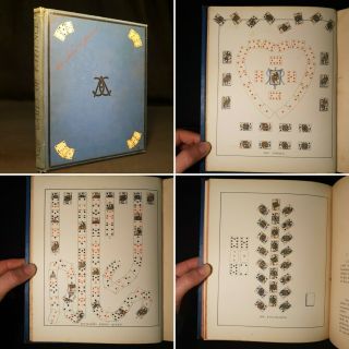 1887 Illustrated Games Of Patience Colour Plates Card Games Lady Cadogan