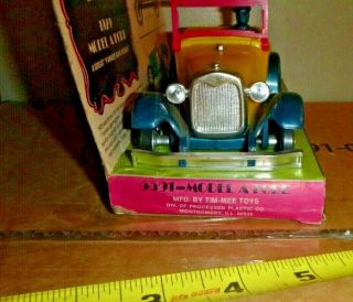 Vintage Processed Plastic Co TIM MEE 5591 Ford 1929 Model A Car Hot Rat Rod 2