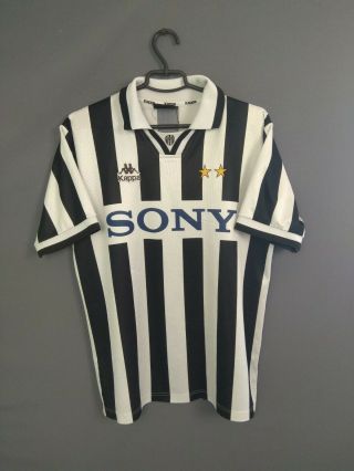 Juventus Jersey 1995 1996 Home L Shirt Mens Football Soccer Maglietta Kappa Ig93