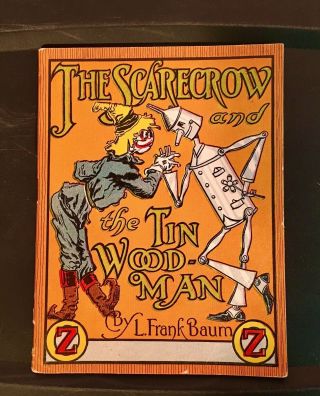 Vintage Jello Halloween Booklet/l.  Frank Baum The Scarecrow And The Tin Wood Man
