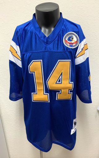Mitchell & Ness San Diego Chargers Dan Fouts 1984 Throwback Jersey Size 48