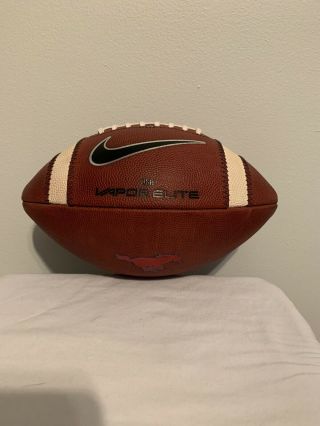 Southern Methodist Mustangs Smu Game Ball Nike Vapor Elite Football Leather Usa