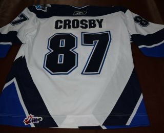 Sidney Crosby Rimouski Oceanic Jersey - White - Size Xl