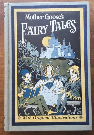 Vg 1920s Hardcover 1st Edition Mother Goose Fairy Tales Illustrated Gustave Dore