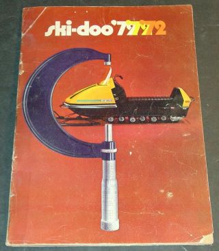 Vintage 1972 Ski - Doo Snowmobile Sales Brochure 20 Pages (999)