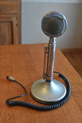 Vintage Astatic Model D - 104 Microphone With T - Ug9 Stand Cb Radio Ham Amateur