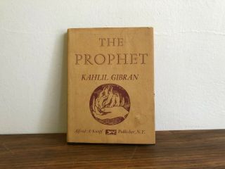 1981 The Prophet By Kahlil Gibran 52nd Printing Pocket Edition Alfred A Knopf