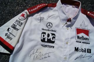 Marlboro Team Penske Pit Crew Shirt Late 1990s Roger Penske Rick Mears Indy 500