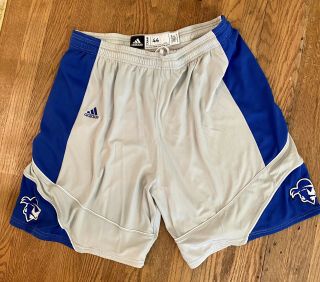 Seton Hall Pirates Team Issued Basketball Game Worn Shorts Adidas Size 44