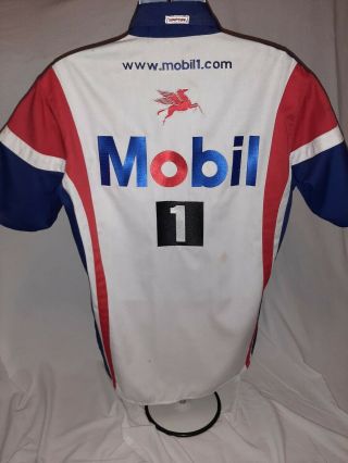 Team Penske Racing Jeremy Mayfield Mobil 1 Team Issue Pit Crew Shirt Winston Cup 2