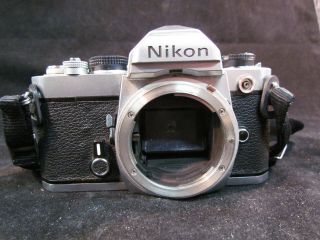 Vintage Nikon Fm Series 35 Mm Film Camera,  Body Only
